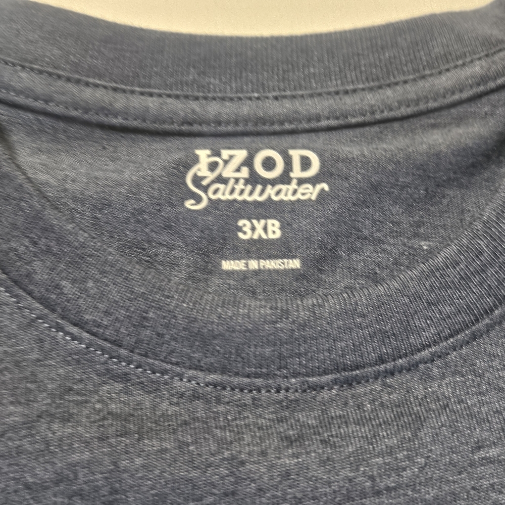 Izod Saltwater Mens 3XB Blue Golf Themed Soft Stretch Comfort Casual Graphic Tee - Picture 5 of 9